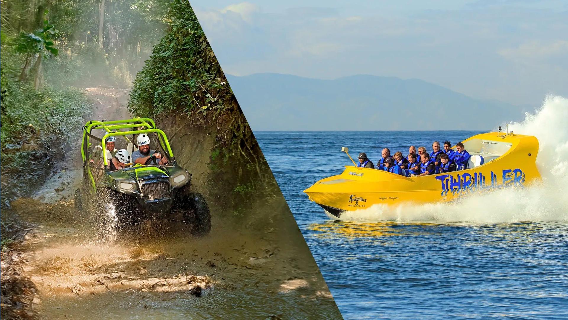 Adrenaline Adventure: JetBoat, ATV y Parasailing